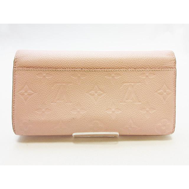 ルイヴィトン】 LOUISVUITTON 長財布 ポルトフォイユサラ アンプラント  