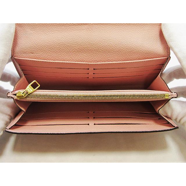 ルイヴィトン】 LOUISVUITTON 長財布 ポルトフォイユサラ アンプラント 