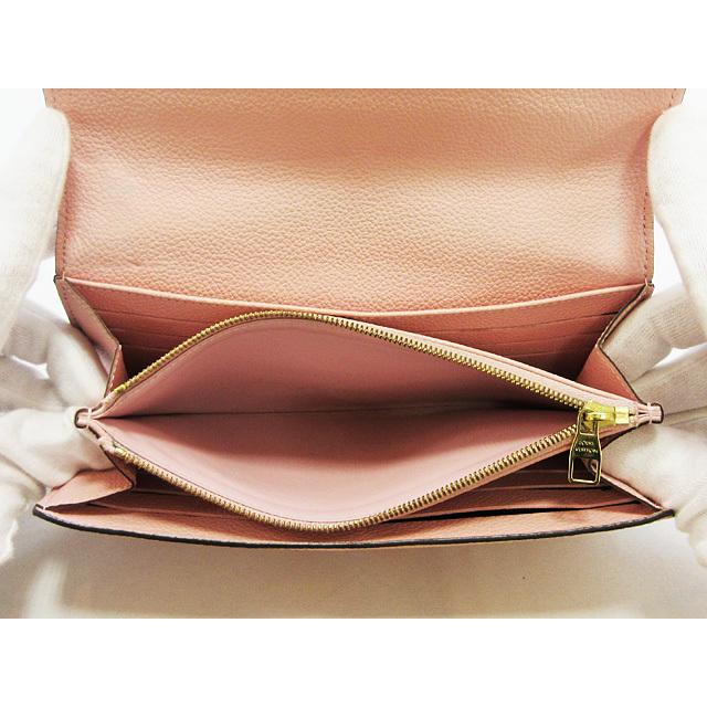 ルイヴィトンサラ長財布ローズプードル