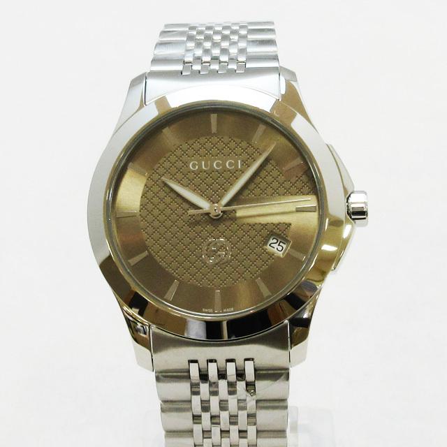 GUCCI 【GUCCI】腕時計 グッチ メンズ タイムレス クォーツ YA1264107 