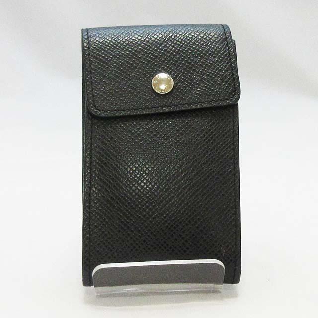 ルイ ヴィトン タイガ ポルトクレバッジ シガレットケース M30562 ブラック レザー レディース LOUIS VUITTON 【中古】 LOUIS VUITTON（ルイ・ヴィトン） 【ルイヴィトン】 タイガ ポルトクレ