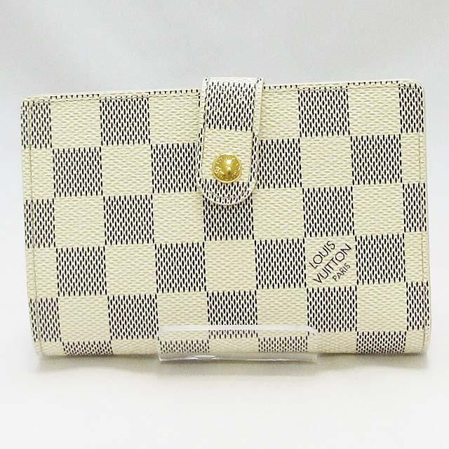 ルイヴィトン】 LOUISVUITTON ダミエ アズール ポルトフォイユ  