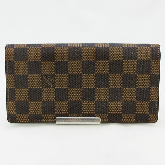 ルイヴィトン Louis Vuitton ダミエ ポルトフォイユ・プラザ N60017 財布 長財布 レディース【中古】 ルイヴィトン LOUISVUITTON ダミエ ポルトフォイユ・ブラザ 財布 長