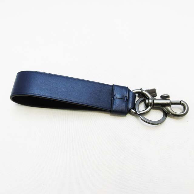 コーチ COACH アウトレット キーホルダー キーリング チャーム ストラップ★F79798 QBCA6 CADEETBLACK ネイビー 紺【新品】|sanwaworld|02