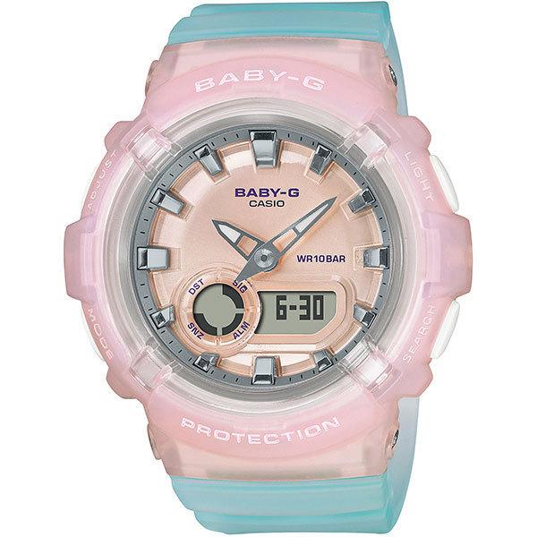 人気カラーの 【カシオ】BABY-G ベイビージー 腕時計 スケルトン BGA-280-6AJF【新品】 腕時計