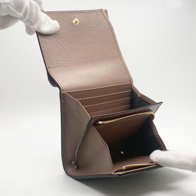 【美品】 948 GUCCI グッチ マーモント 2つ折り 財布 コンパクト GUCCI（グッチ） GUCCI GGマーモント 財布 二つ折り財布 598587 17WAG
