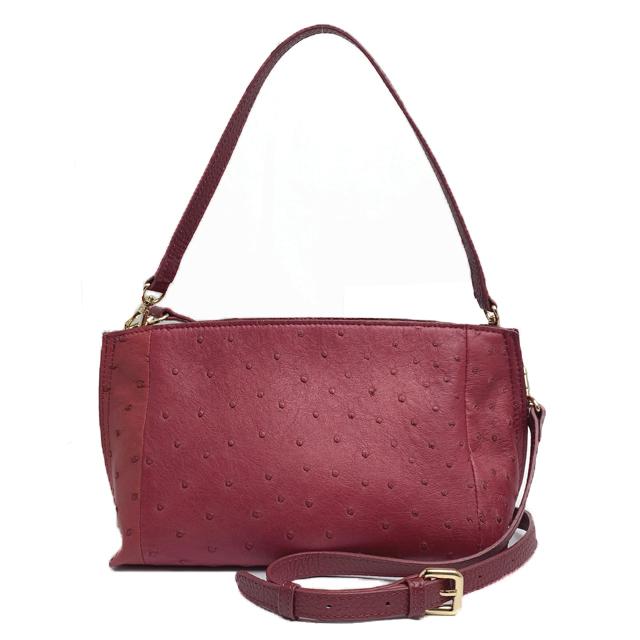 高級皮革 皮製品 ダチョウ革 オーストリッチ レディース ショルダー  