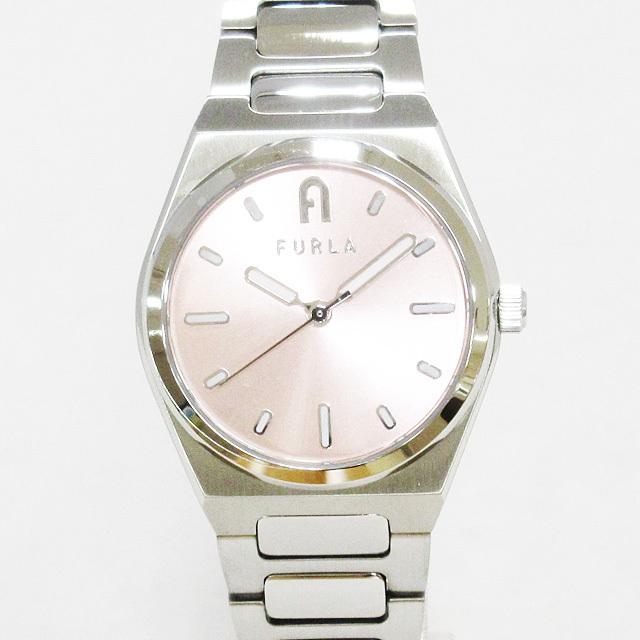 FURLA 【FURLA】フルラ TEMPO MINI テンポミニ シルバー ピンク 29mm  