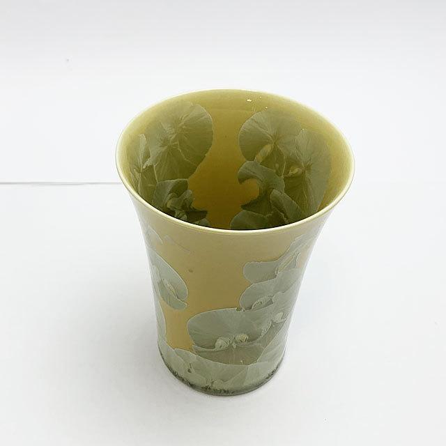 京焼　陶葊フリーカップ 京焼清水焼】陶あん720 花結晶フリーカップ 黄【新品】 : サンワ