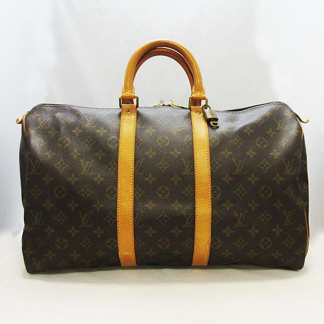 【ルイヴィトン】LOUIS VUITTON キーポル45 モノグラム ボストン バッグ ★ M41428【中古】