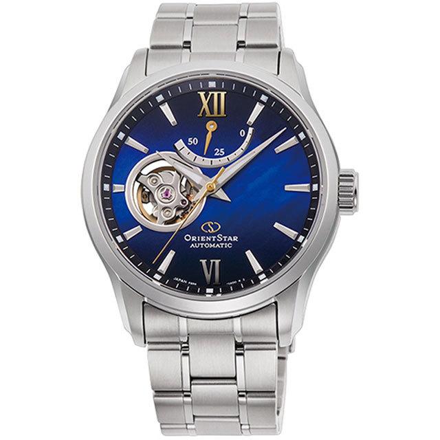新作モデル  STAR）腕時計 オリエントスター（ORIENT メンズ RK-AT0011A【新品】 シェル文字盤 セミスケルトン 自動巻き（手巻き付き） 腕時計