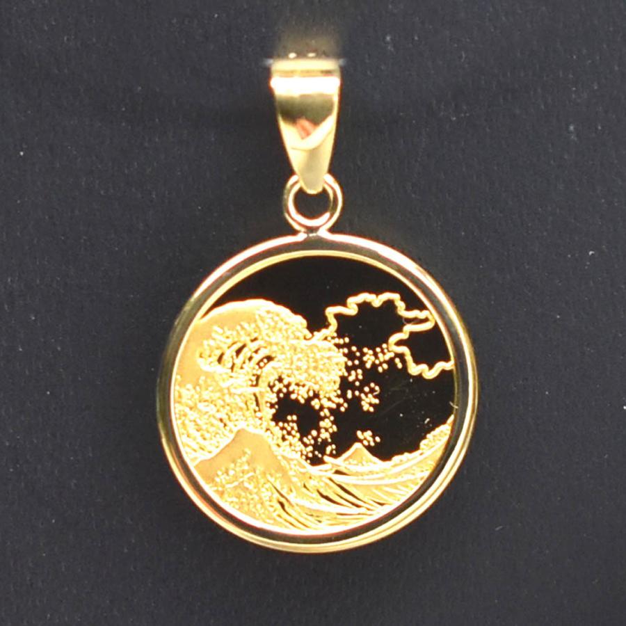 純金K24 葛飾北斎 赤富士 コイン 1/25オンス K18枠付き ペンダントトップ 27674【新品】 : サンワワールド - 通販 -  Yahoo!ショッピング
