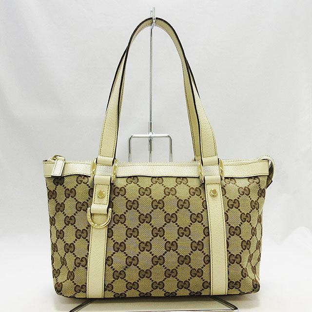 グッチ アビー 141471 GG キャンバス ハンドバッグ ベージュ GUCCI（グッチ） 【グッチ】GUCCI ハンドバッグ トート GGキャンバス