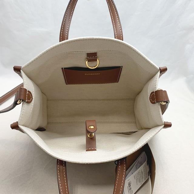 BURBERRY 【新品】バーバリー（BURBERRY） ミニ ツートン キャンバス 