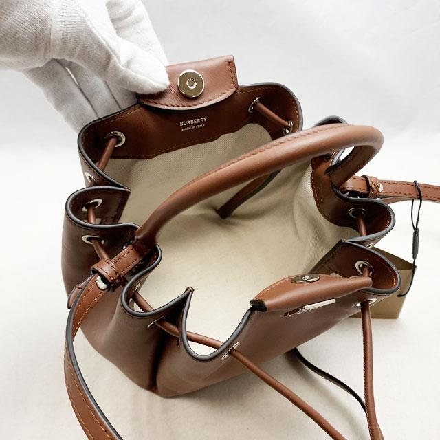 BURBERRY 【新品】バーバリー（BURBERRY） レザー ショルダーバッグ 
