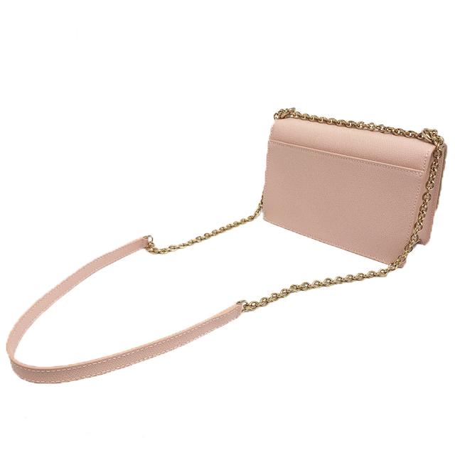 新品未使用フルラ キャンディバック ピンク チェーンバック 値下げ FURLA（フルラ） バッグ レザー リアル ロゴ クロスボディ 斜めがけ