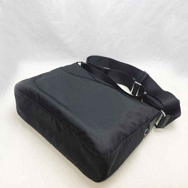 プラダ PRADA VELA ショルダーバッグ バッグ ナイロン レザー レディース ブラック系 1BC421VD1MRV44F0002 【新品】 PRADA（プラダ） ショルダーバッグ レディース ブラック 1BC421 RV44