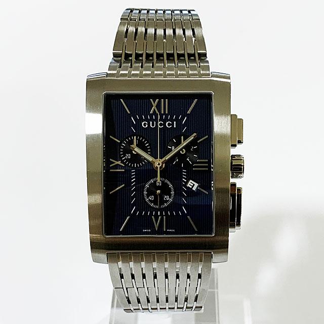 GUCCI 【GUCCI】グッチ 腕時計 Gメトロクロノ クロノグラフ ネイビー  