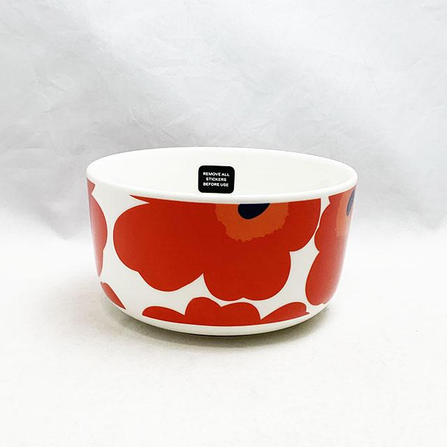マリメッコ】Marimekko ボウル 500ml ウニッコ レッド×ホワイト 63433  