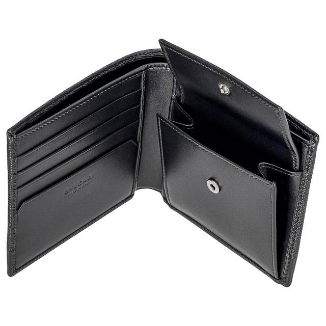 BVLGARI（ブルガリ） メンズ 二つ折り財布 280899 ブラック【新品