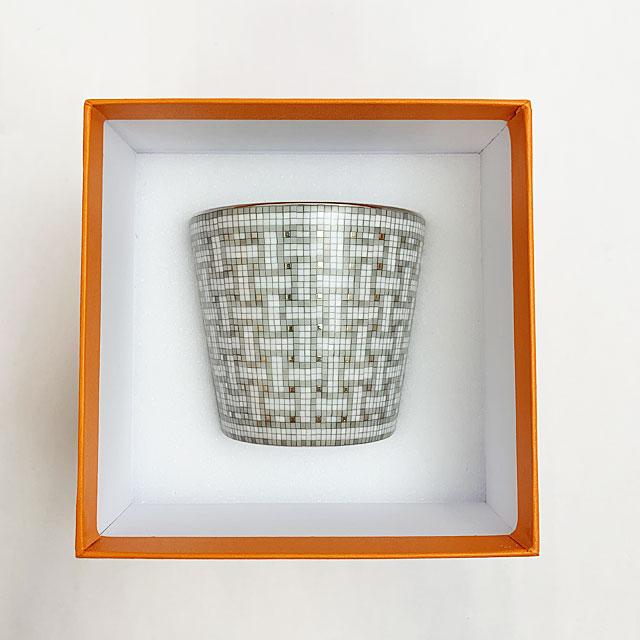【エルメス】HERMES ゴブレット 〈モザイク 24〉 プラチナ 035040P【新品】の画像