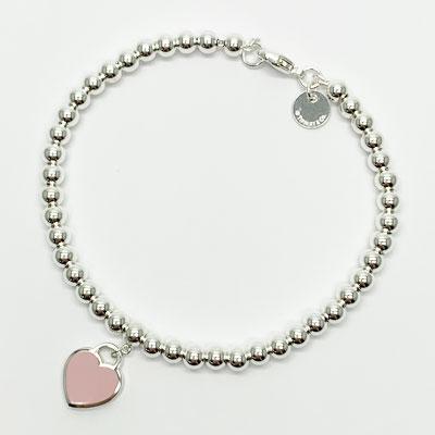 TIFFANY&Co. ティファニー ブレスレット RTT ピンク ミニハート TIFFANY&Co. ティファニー ブレスレット RTT ピンク ミニハート