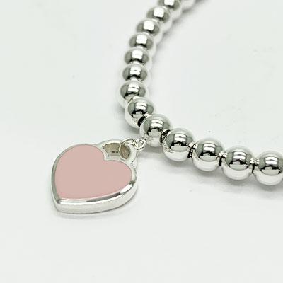 TIFFANY&Co. ティファニー ブレスレット RTT ピンク ミニハート TIFFANY&Co. ティファニー ブレスレット RTT ピンク ミニハート