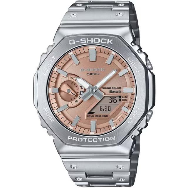 G-SHOCK カシオ メンズ 腕時計 フルメタル アナデジ モバイルリンク 