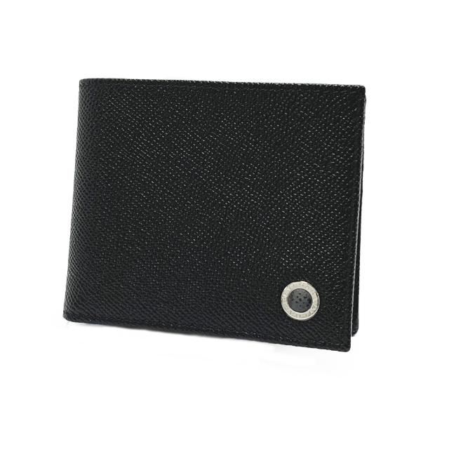 BVLGARI（ブルガリ） メンズ 二つ折り財布 280287 GRAIN/BLK ブラック 