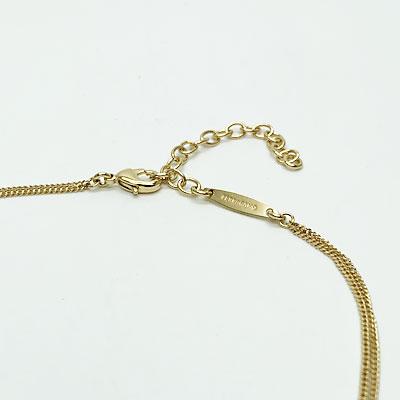 極美品✨フェラガモ　ガンチーニ　パール　ネックレス　ゴールドチェーン　保存袋付き FERRAGAMO（フェラガモ） アクセサリ― ガンチーニ パール ネックレス