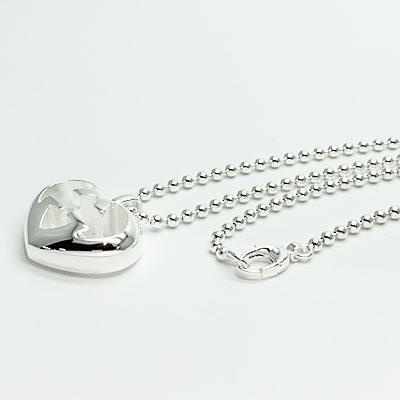 GUCCI（グッチ） ネックレス インターロッキング G ハート ペンダント
