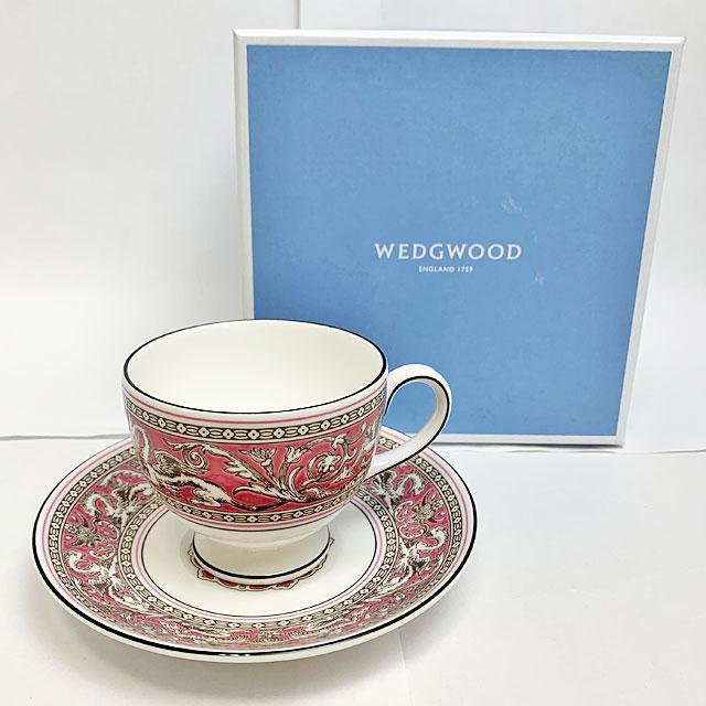 WEDGWOOD ウェッジウッド フロレンティーン フューシャ ティーカップ  
