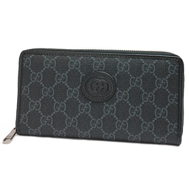 GUCCI（グッチ） ラウンドファスナー長財布 T.GG SUPR/AZALEA MICHEL
