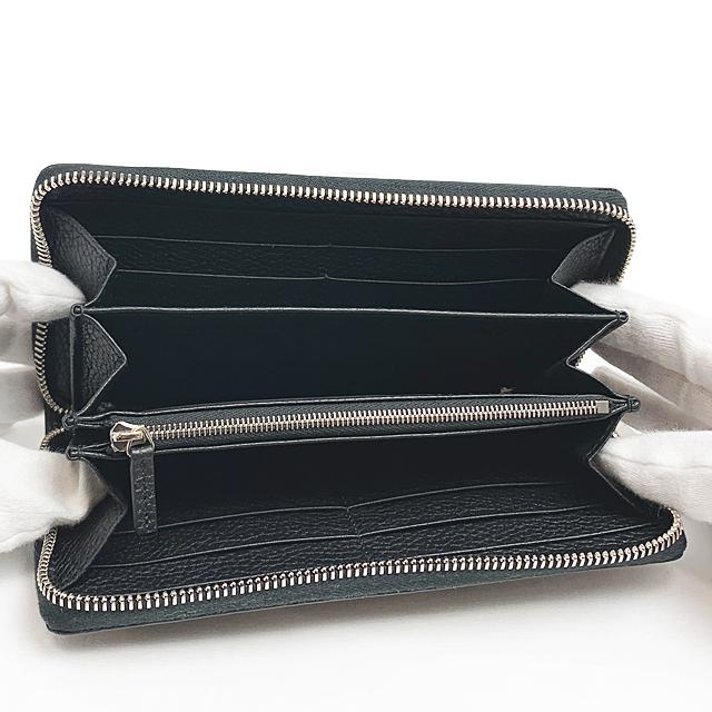 GUCCI グッチ　長財布　ラウンドファスナー　シマ GUCCI（グッチ） ラウンドファスナー長財布 メンズ ロゴ ジップ