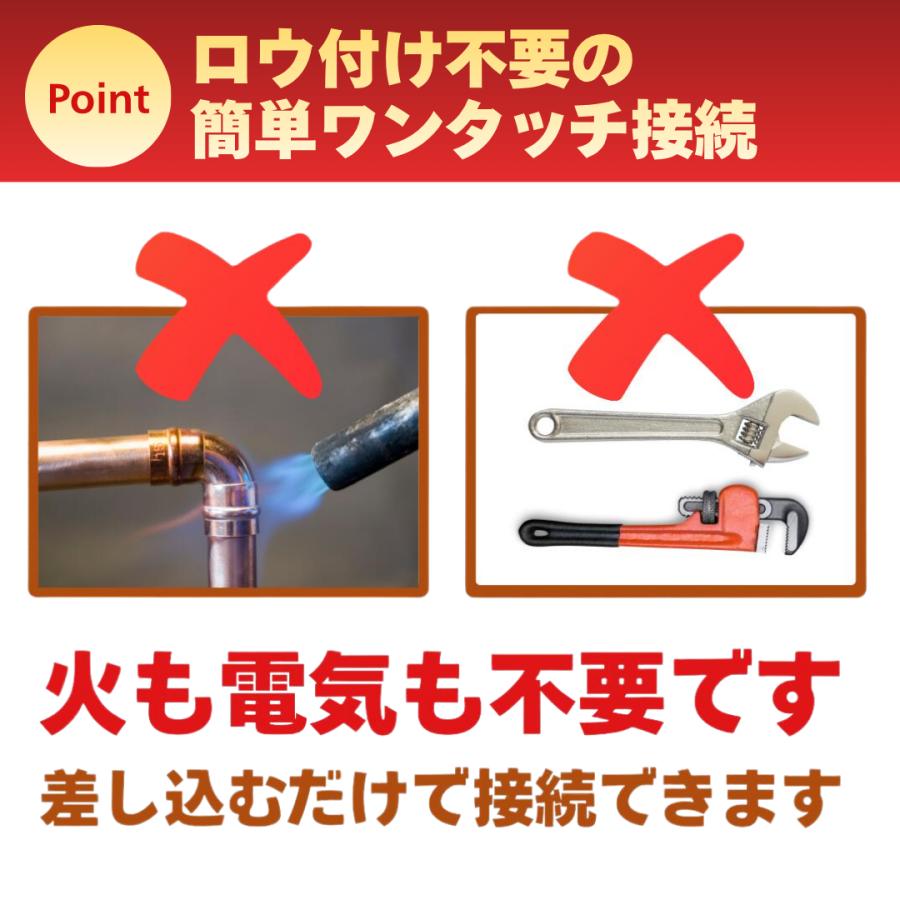 テクタッチ 3/4 メスネジ 10個 テクタッチ継手 めねじ付アダプタ 東洋フィッティング 呼び径(B)3/4