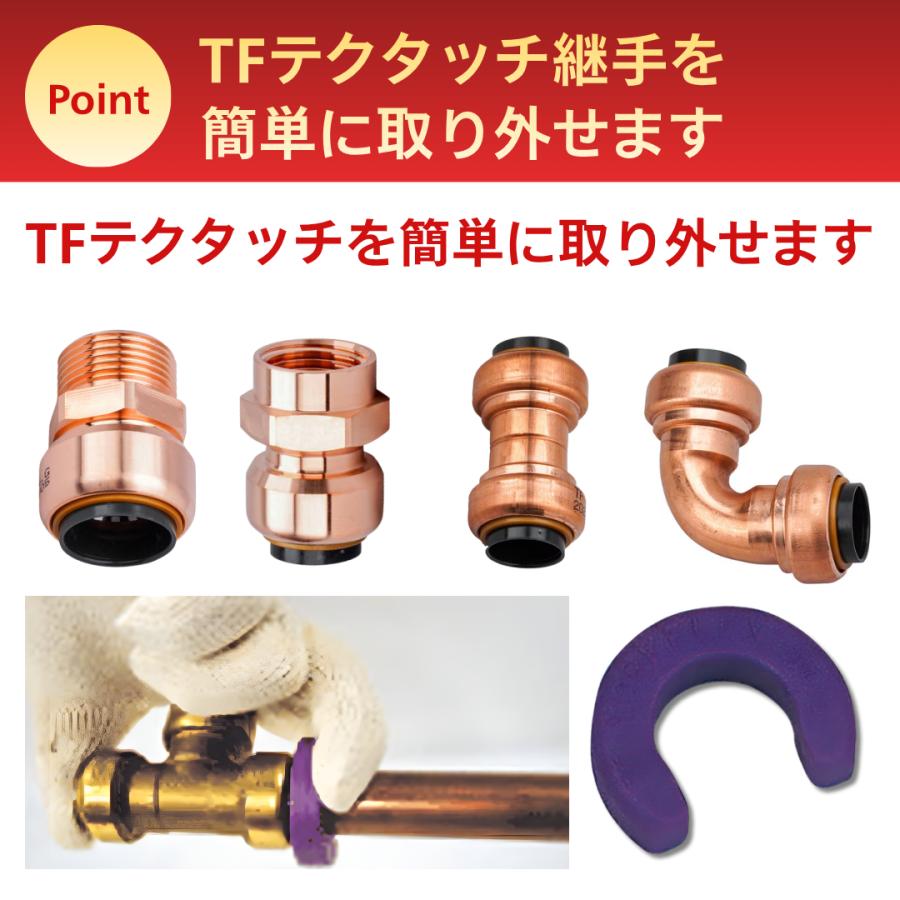 テクタッチ　38個　東洋フィッティング（株） テクタッチ継手 ソケット 東洋フィッティング 銅管用継手(ソケット