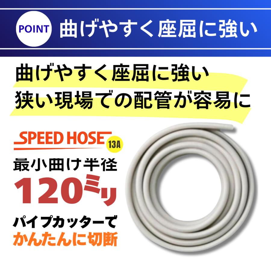 追い焚き ペアホース スピードホース 15A×10M リビラック SPH15W-10