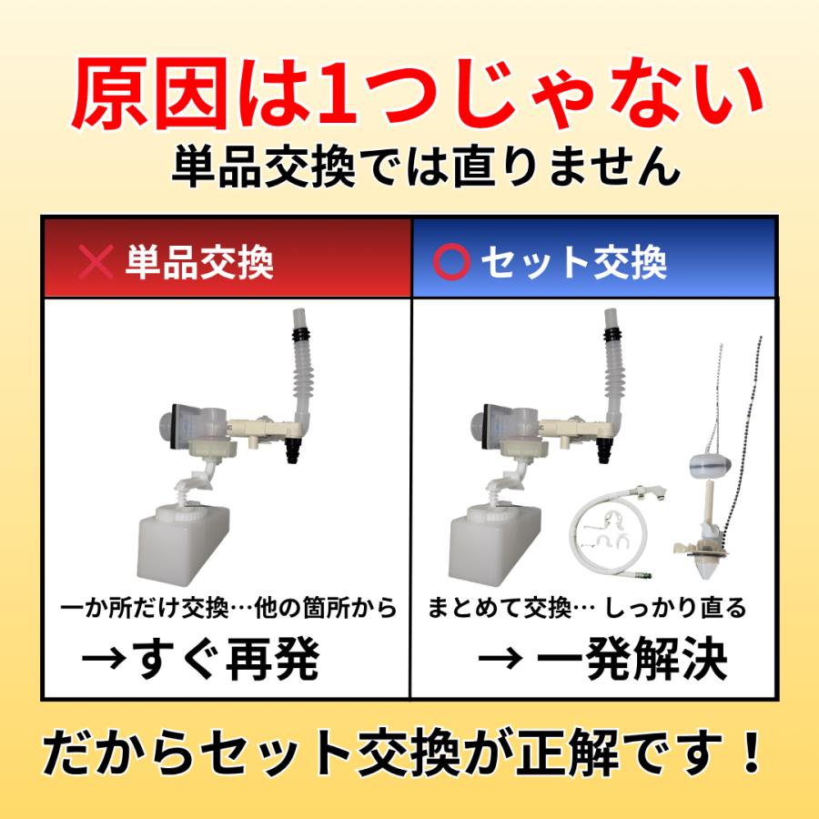INAX（イナックス） LIXIL INAX DT-Z180U 対応 トイレタンク修理セット