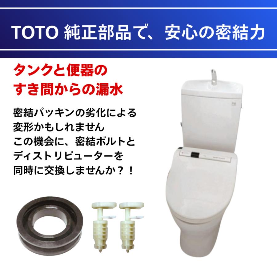 TOTO 取付金具ユニット HH12023 密結パッキン HH08007R セット 密結 