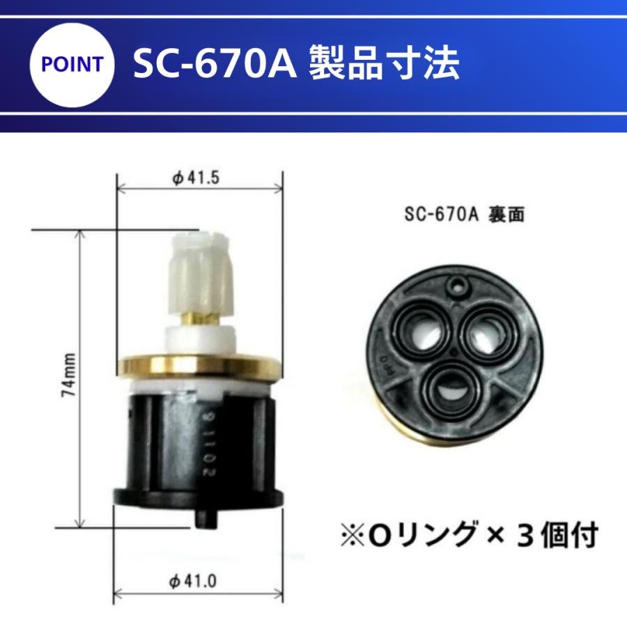 ミズタニバルブ工業 水栓 部品 K13-694WUZ セラミックカートリッジ SC
