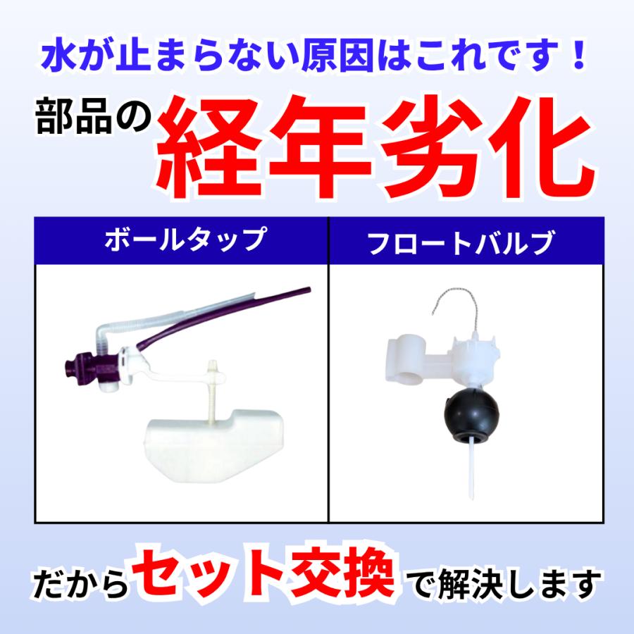 INAX トイレタンク補修セット DC-3890S DC-3890P 対応 ボールタップ フロートカップ フレキホースセット LIXIL レスカーサネオ LC 水漏れ 修理 交換 DIY