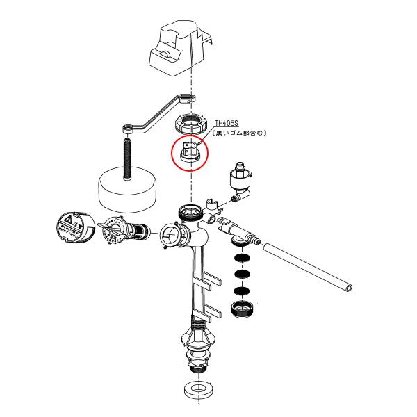 Toto ダイヤフラム部 Ts0a型他用 Th405s Wc467 サンワnet 通販 Yahoo ショッピング