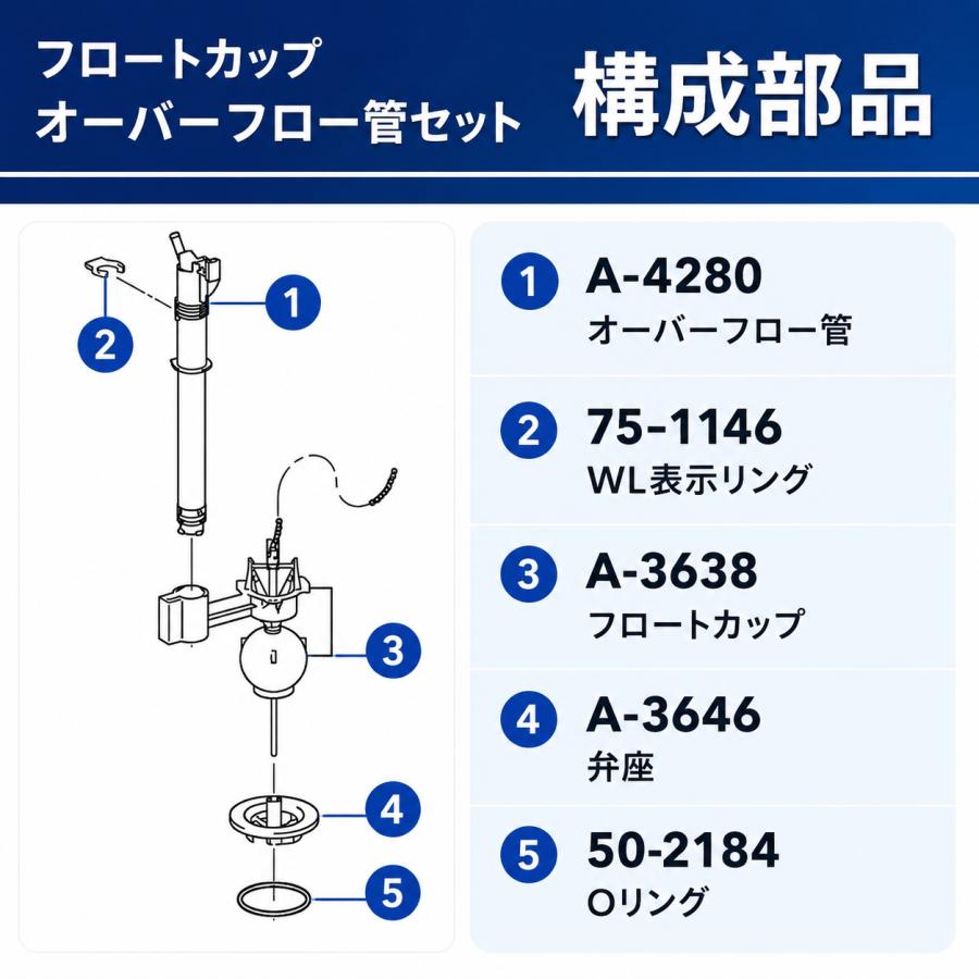 INAX（イナックス） INAX DT-3850 DT-3840 DT-3810 用 フロートカップ