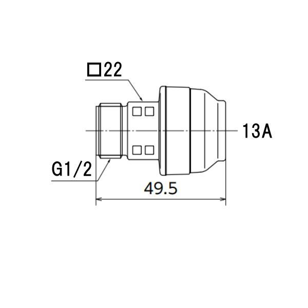 オンダ製作所 ダブルロックジョイントP 平行おねじ WPJ20型 WPJ20-1313-S｜sanwayamashita｜02