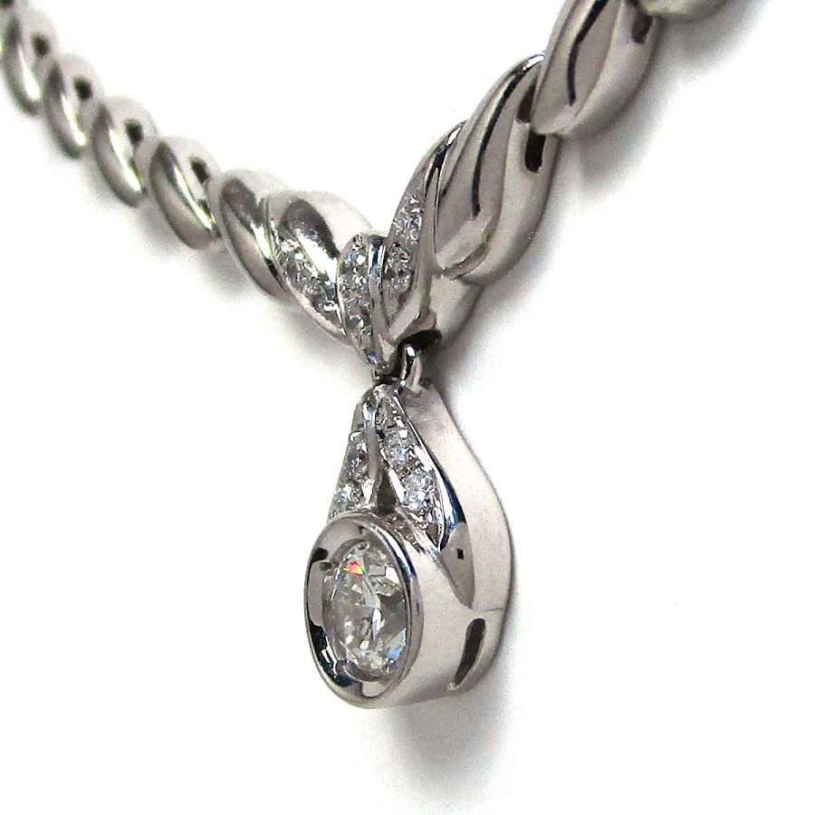 ノーブランド レディースネックレス ダイヤモンド Pt850 中古 グレード