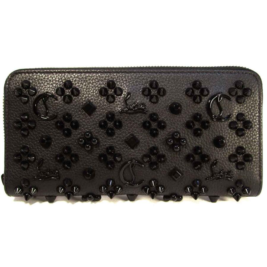 ルブタン　長財布 クリスチャン ルブタン 長財布 パネトーネ ラウンドファスナー