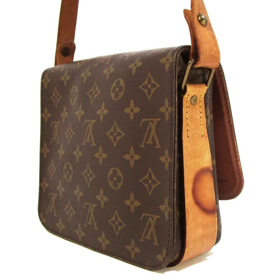 LOUIS VUITTON ショルダーバッグ モノグラム カルトシエールMM 茶 ルイヴィトン/ショルダーバッグ/カルトシエールMM/モノグラム