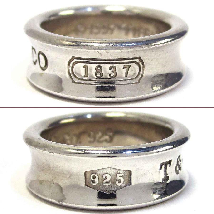 美品　オールド　ティファニー　1837ナローリング　16号　SV925 時代を超えて愛され続ける TIFFANY＆CO 16.5号ティファニー1837 ナ