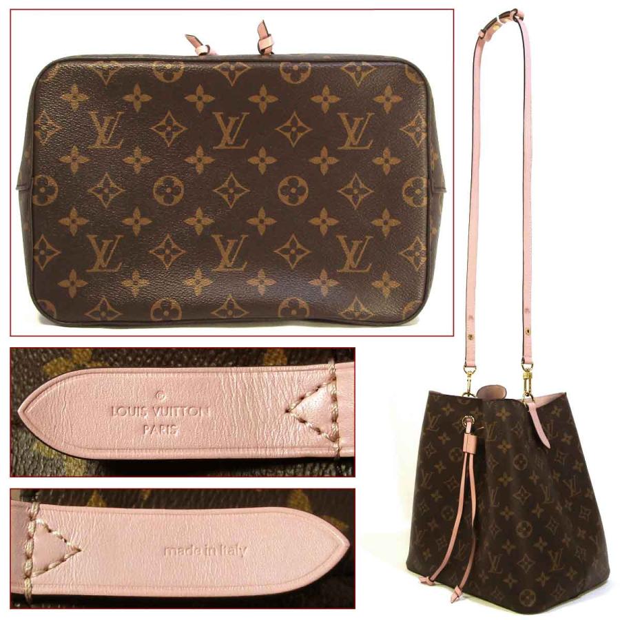 LOUIS VUITTON ルイ ヴィトン ネオノエ Ｍ44022 ショルダーバッグ ローズプードル 14057 レディース【中古】 z4842 ルイ ヴィトン ショルダーバッグ M44022 モノグラム ネオノエMM ローズ