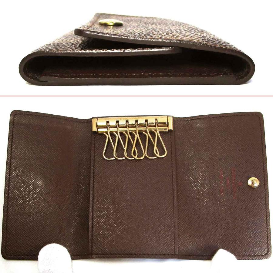 ルイ ヴィトン キーケース N62630 ダミエ ミュルティクレ6 茶系 中古